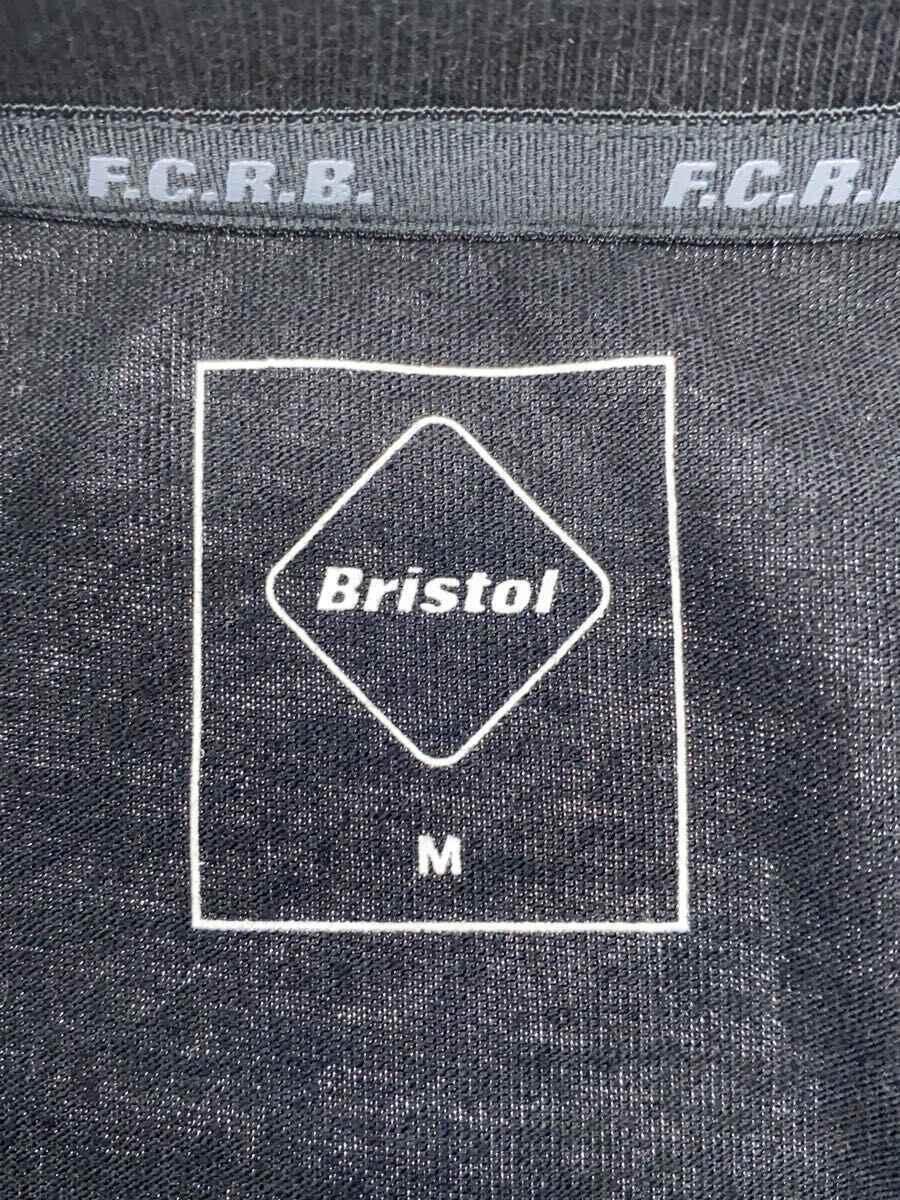 F.C.R.B.(F.C.Real Bristol)◆Tシャツ/M/コットン/BLK/無地/FCRB-220067_画像3