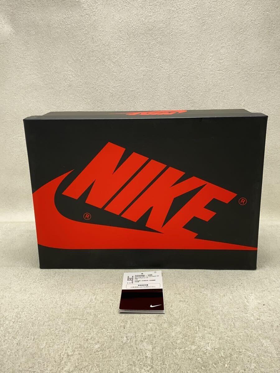 NIKE◆AIR JORDAN 1 RETRO HIGH OG_エアジョーダン 1 レトロ ハイ OG/27cm/BRW_画像6