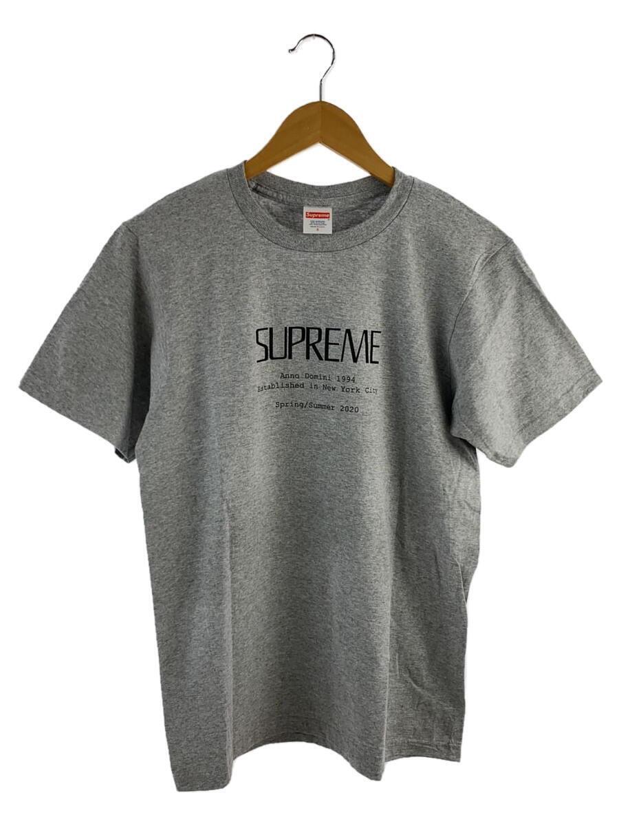 Supreme◆Tシャツ/S/コットン/GRY/無地/_画像1