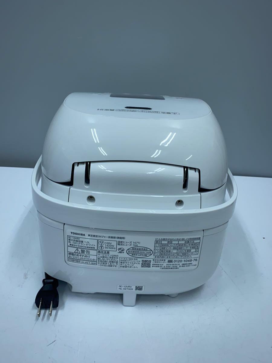 TOSHIBA◆炊飯器 RC-10VRV(W)_画像4