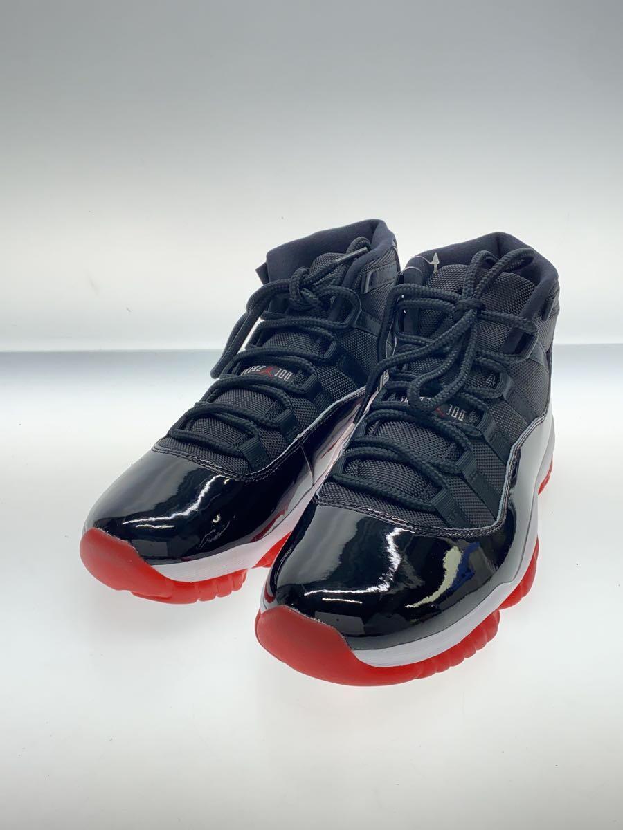 NIKE◆AIR JORDAN 11 RETRO/エアジョーダン11レトロ/ブラック/378037-061/28.5cm/B_画像2