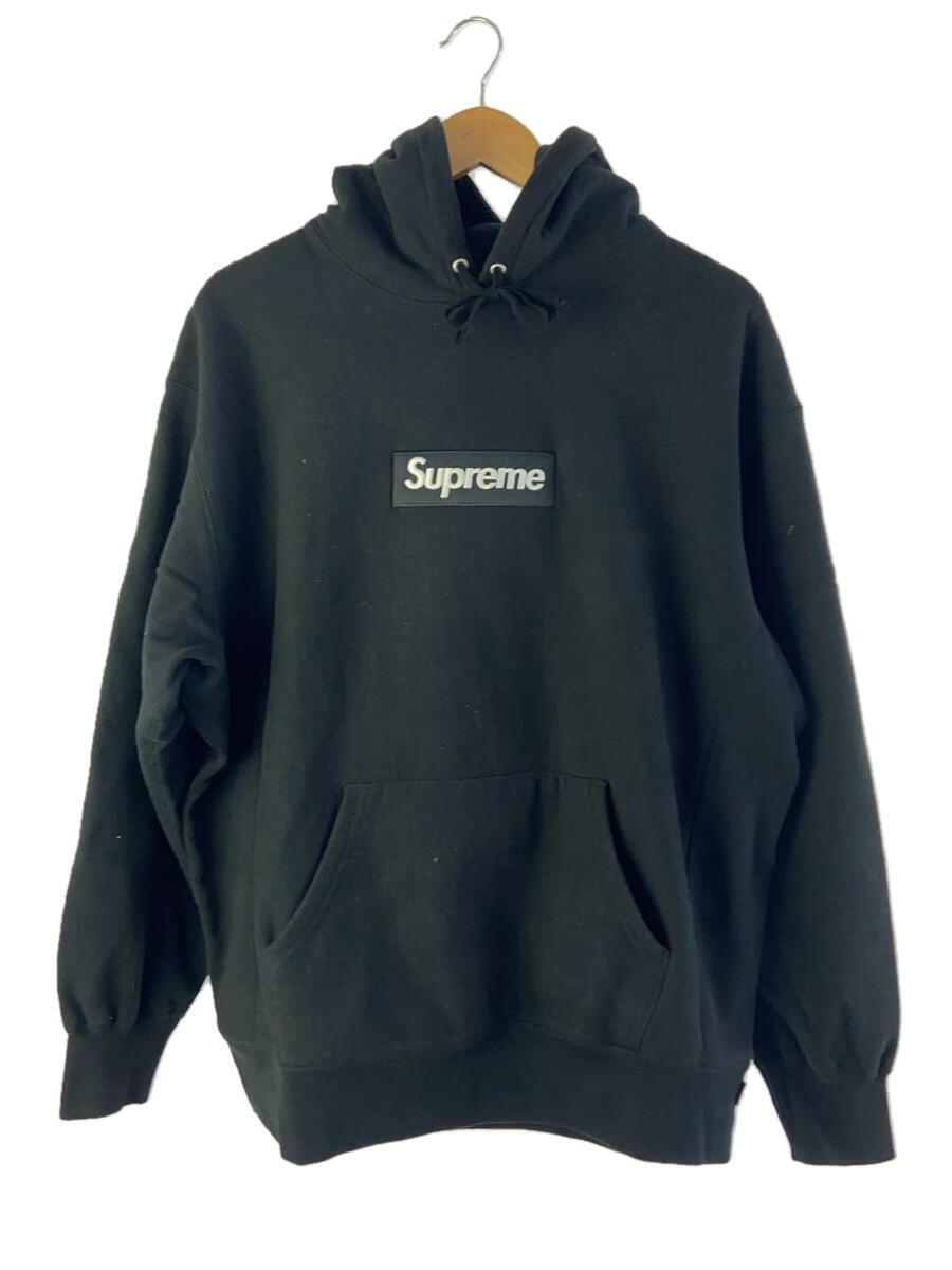 Supreme◆ボックスロゴパーカー/L/コットン/BLK_画像1