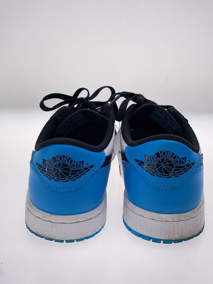 NIKE◆履きジワ・汚れ有/Air Jordan 1 Low OG/ローカットスニーカー/26cm/BLU_画像7