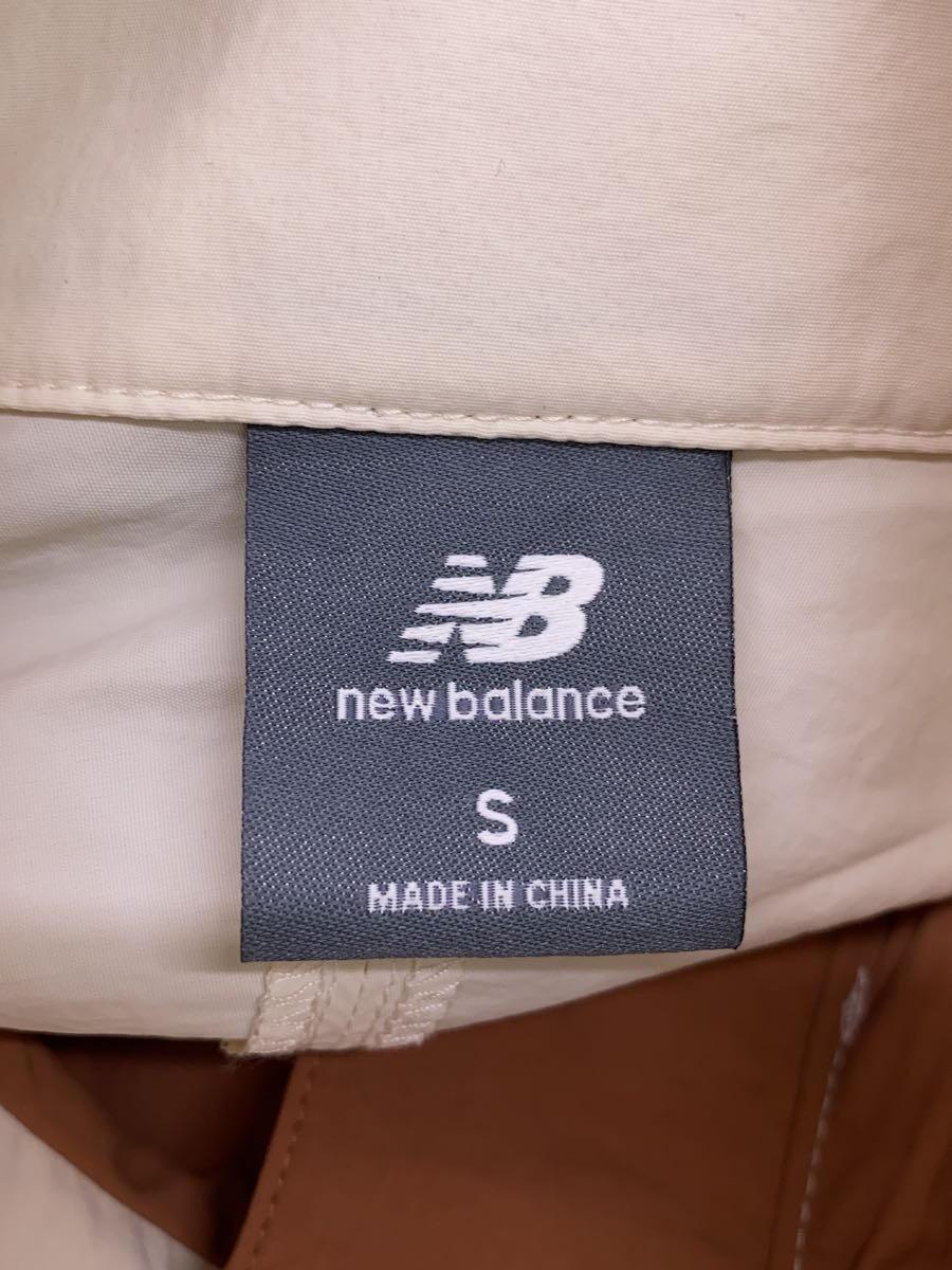 NEW BALANCE◆ナイロンジャケット/S/ナイロン/ORN/無地/WJ41506_画像3