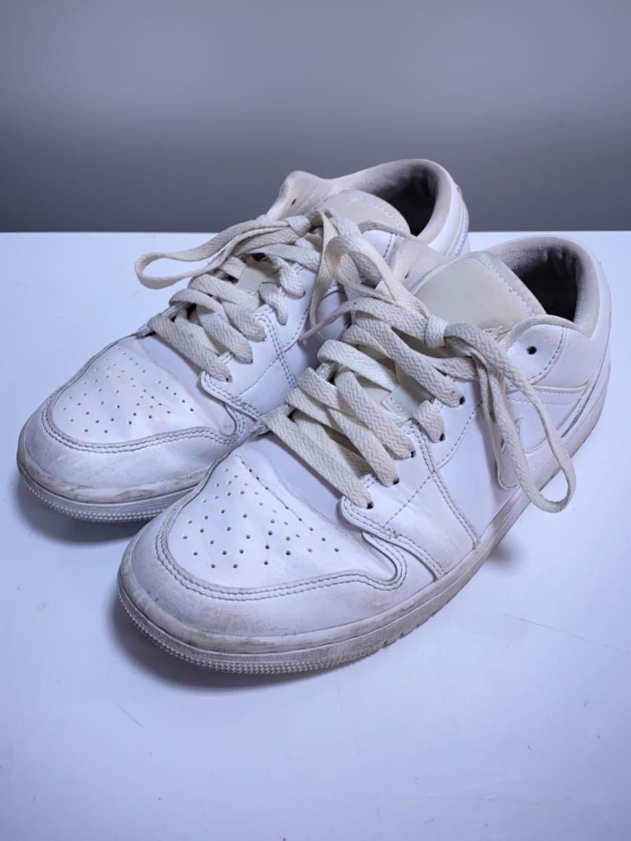 NIKE◆AIR JORDAN 1 LOW_エア ジョーダン 1 LOW/24.5cm/WHT_画像2