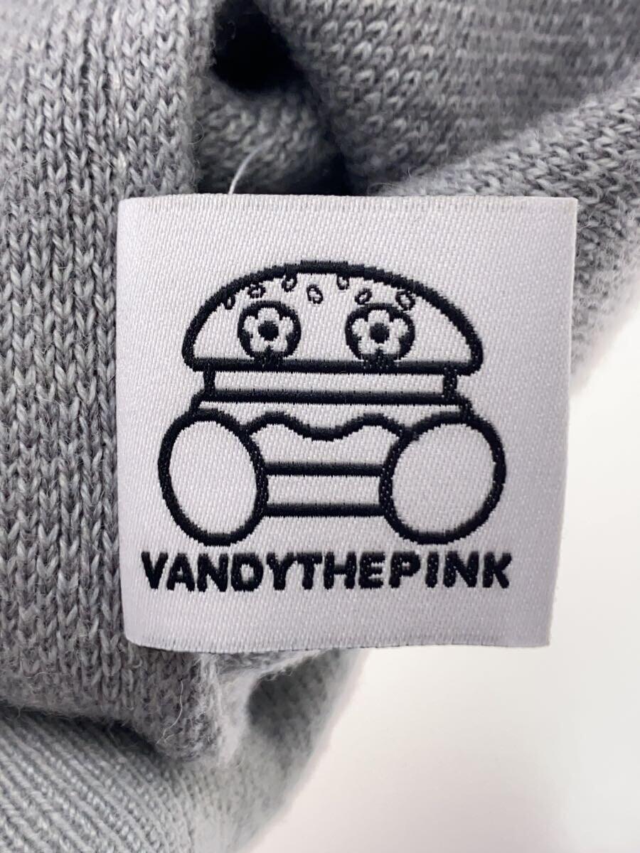 VANDY THE PINK◆MONOGRAM KNIT/モノグラムニット/セーター(薄手)/M/ウール/GRY/総柄_画像3
