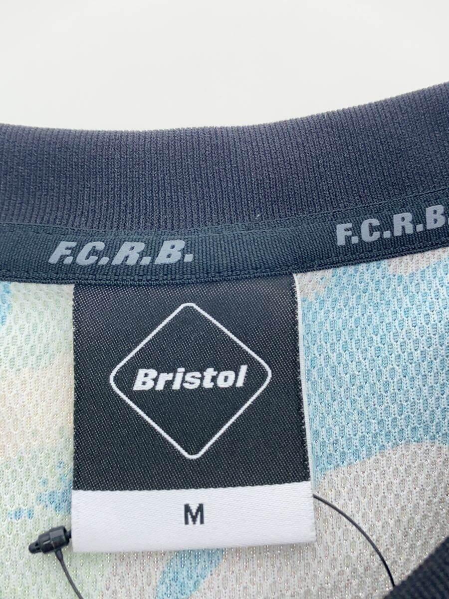 F.C.R.B.(F.C.Real Bristol)◆長袖Tシャツ/M/ポリエステル/KHK/カモフラ/FCRB-220048_画像3