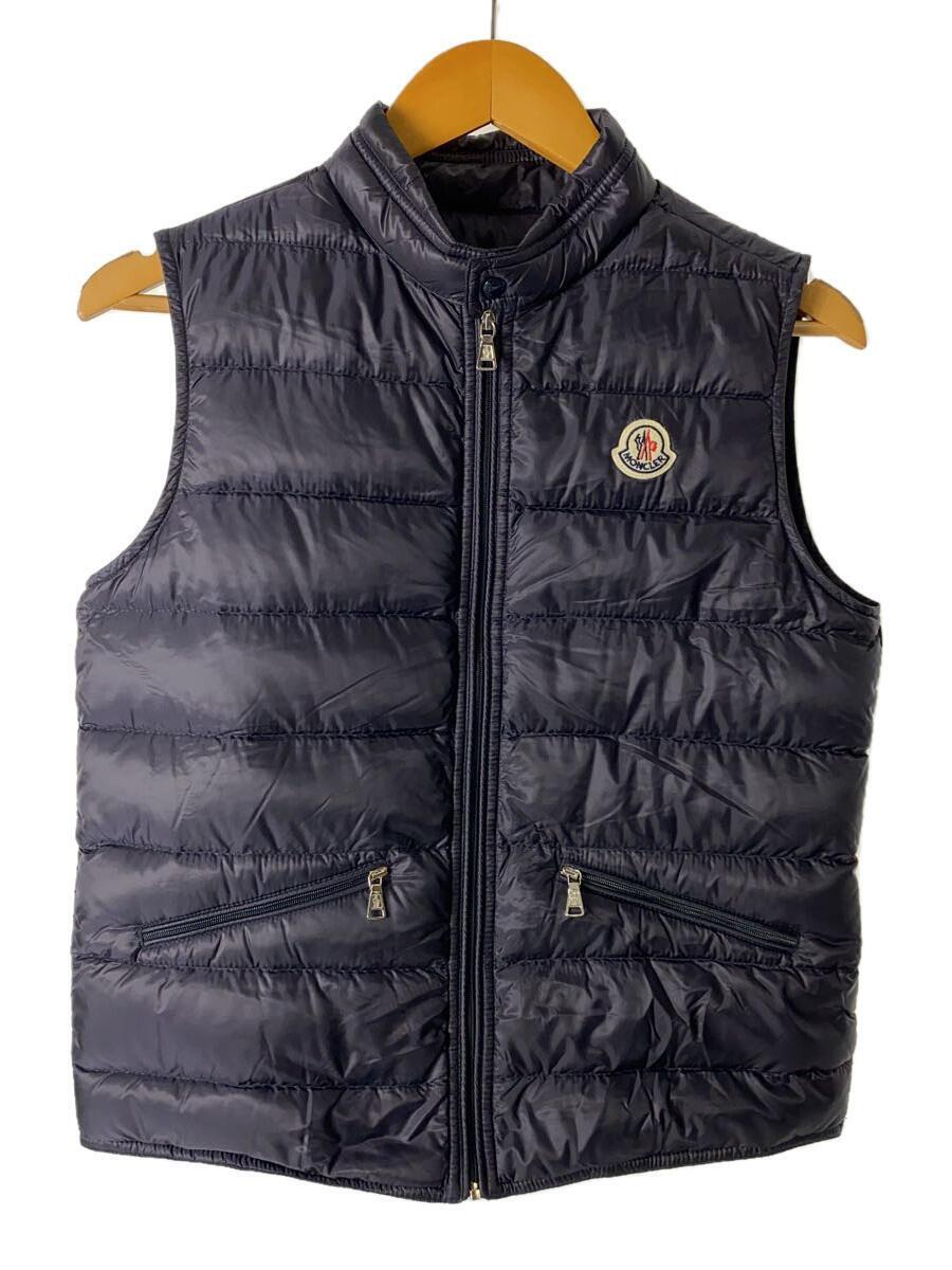 MONCLER◆【164cm/キッズ14】GUI GILETダウンベスト/ナイロン/ネイビー/モンクレール_画像1