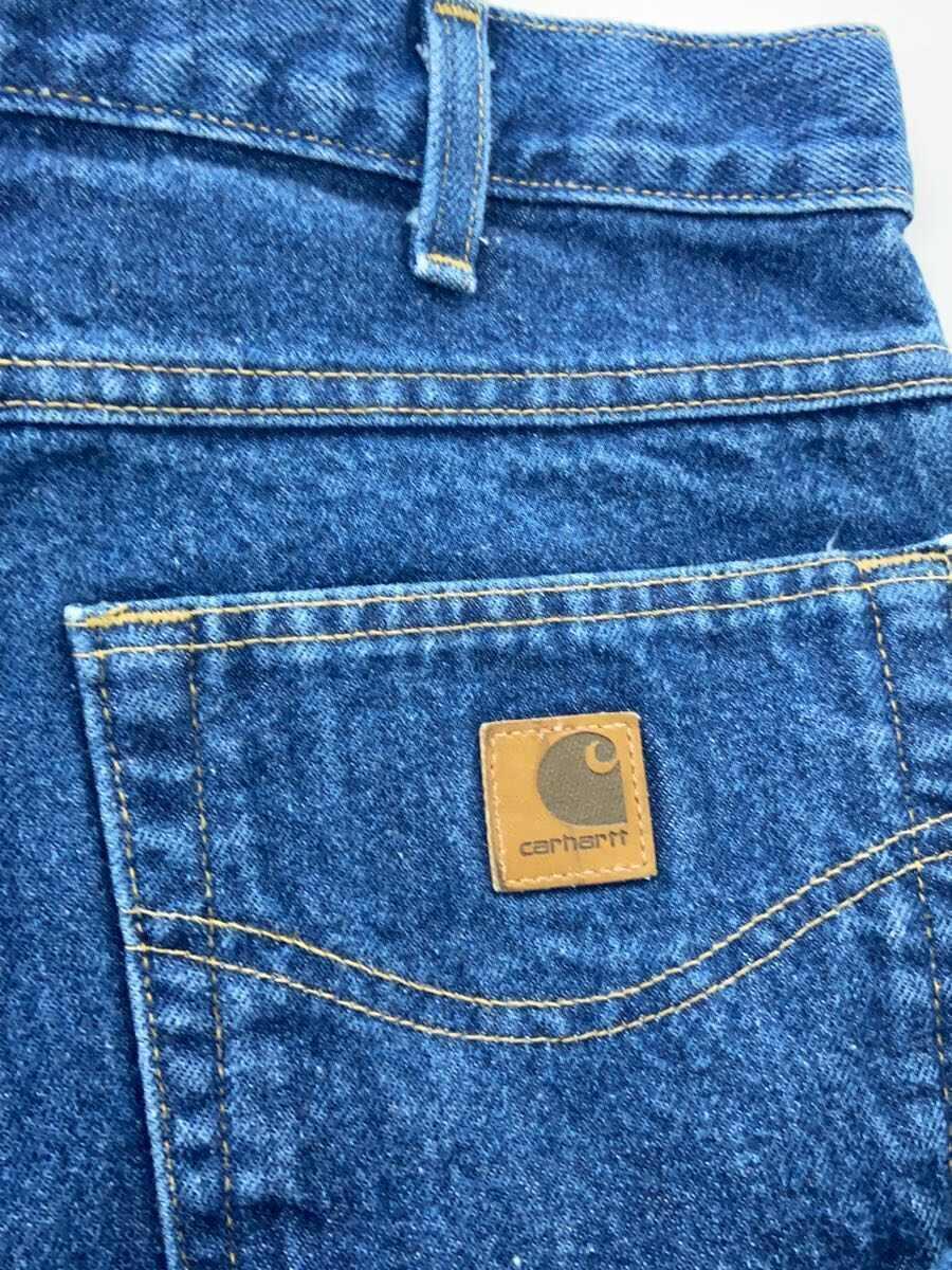 Carhartt◆ストレートパンツ/32/コットン/IDG/B180 STW//_画像4