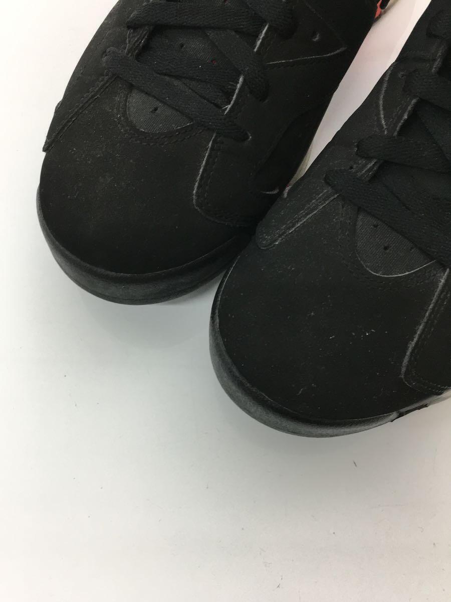 NIKE◆AIR JORDAN 6 RETRO/エアジョーダンレトロ/ブラック/384664-060/27cm/BLK//_画像7