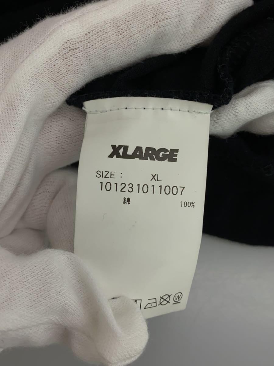 X-LARGE◆長袖Tシャツ/XL/コットン/BLK/101231011007//_画像4