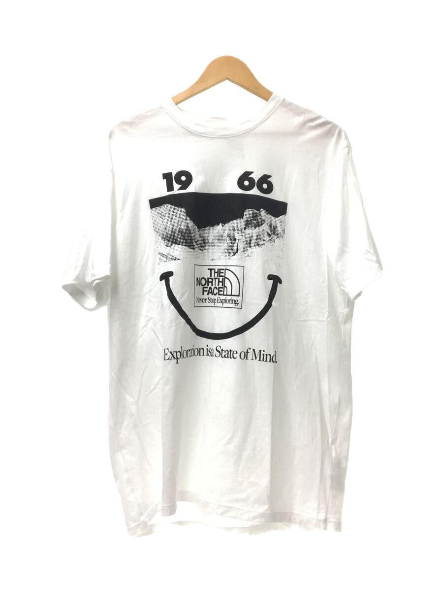 THE NORTH FACE◆Tシャツ/L/コットン/WHT//_画像1