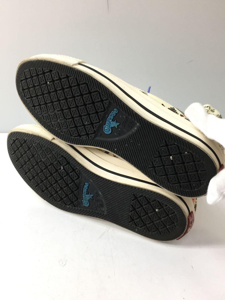 CONVERSE◆ハイカットスニーカー/24.5cm/BEG/キャンバス//_画像3