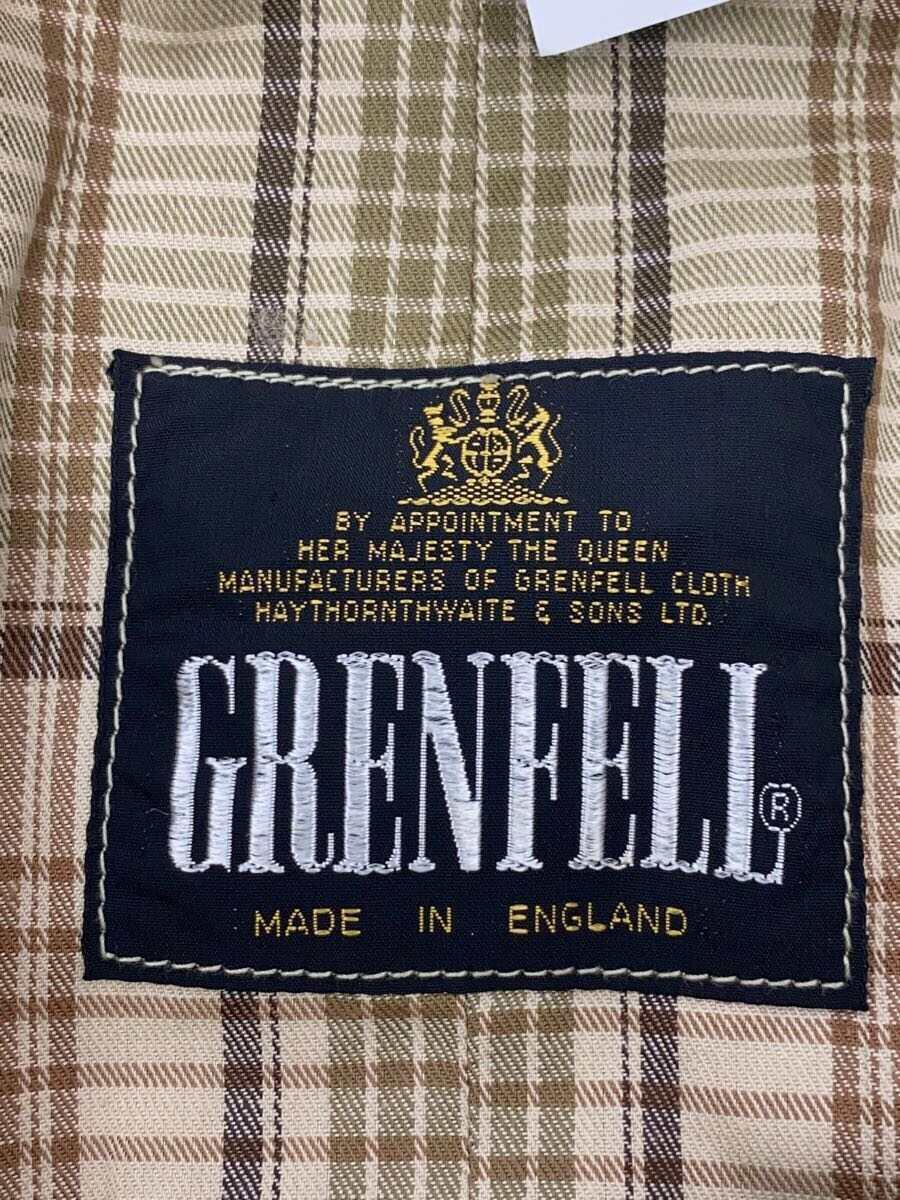 GRENFELL◆トレンチコート/32/ベージュ/内側チェック/MADE IN ENGLAND/レディース/ベルト付///_画像3