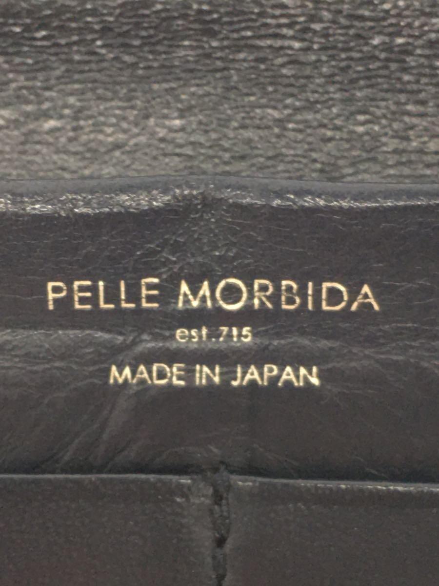 PELLE MORBIDA◆長財布/レザー/オレンジ/メンズ/内側変形//_画像3