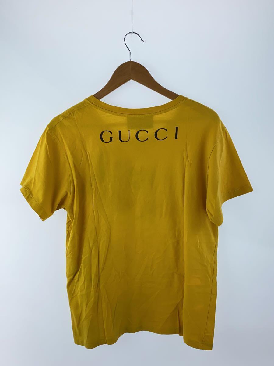 GUCCI* футболка /XS/ хлопок / желтый //