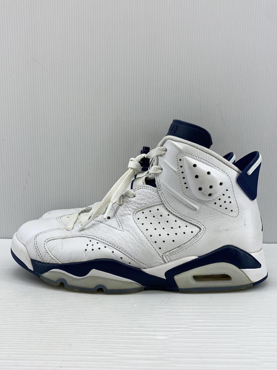 NIKE◆AIR JORDAN 6 RETRO_エア ジョーダン 6 レトロ/27.5cm/WHT_画像1