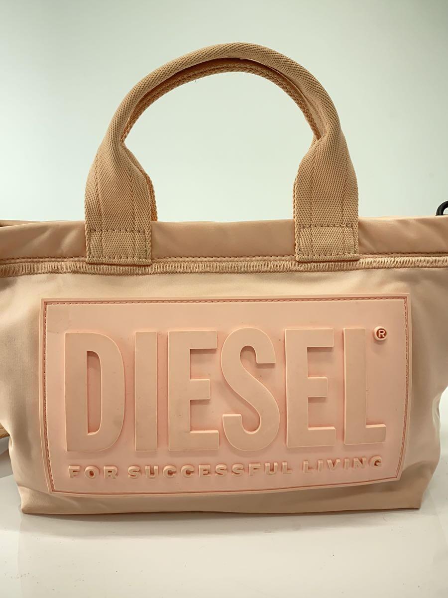 DIESEL◆2way サッチェルバッグ/ショルダーバッグ/トートバッグ/ナイロン/PNK//_画像5