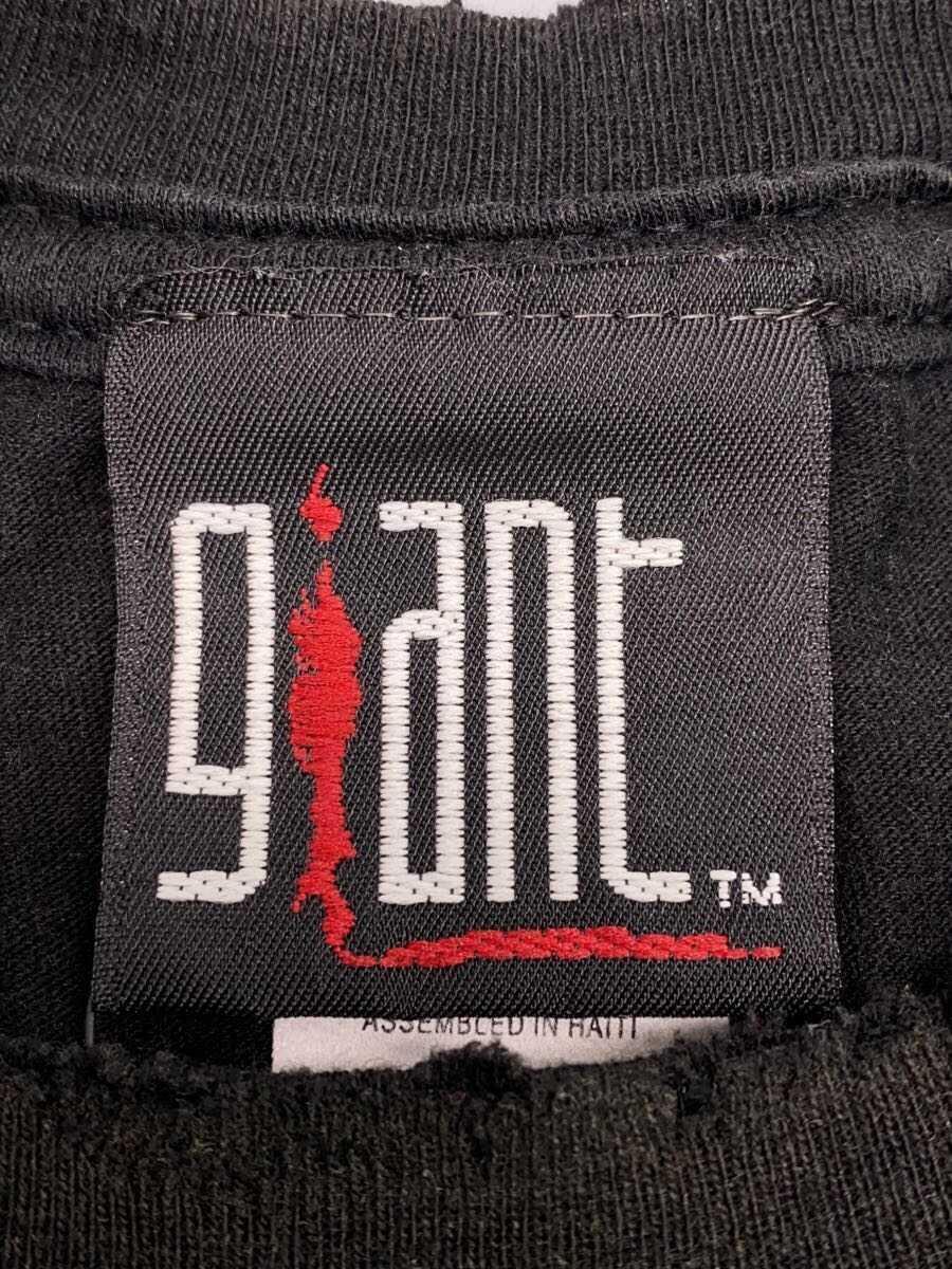 GIANT◆Tシャツ/S/コットン/BLK/メタリカ/90S//_画像3