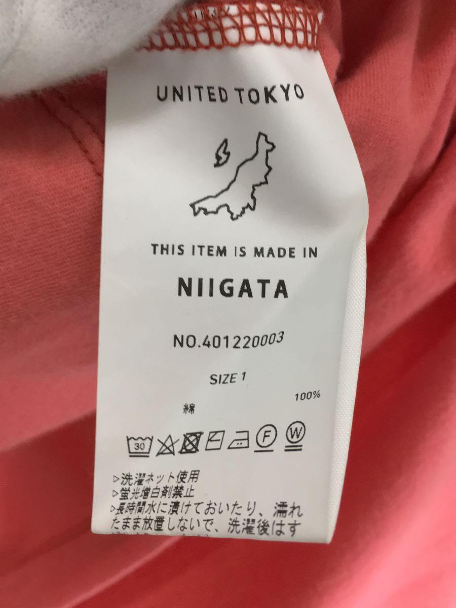 UNITED TOKYO◆長袖Tシャツ/1/コットン/PNK/無地/40122003//_画像3