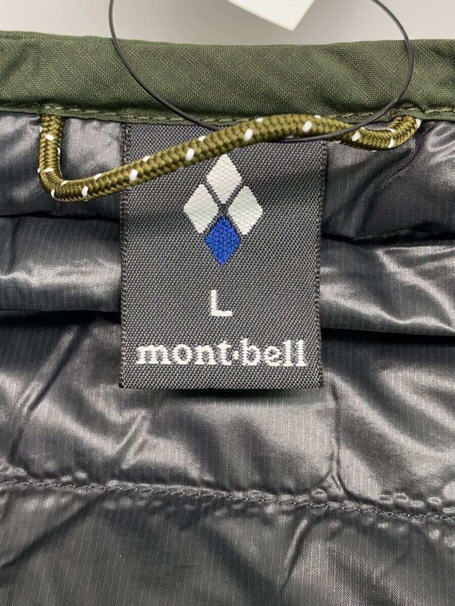 mont-bell◆ダウンジャケット/L/ナイロン/GRN/1101666_画像3