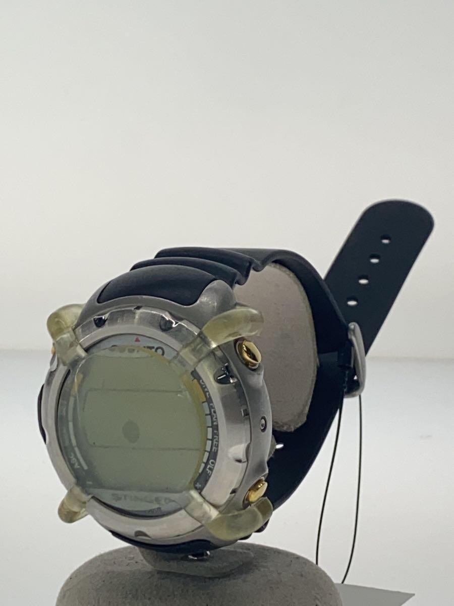 SUUNTO◆クォーツ腕時計/デジタル/-/BLK/20ATM_画像2