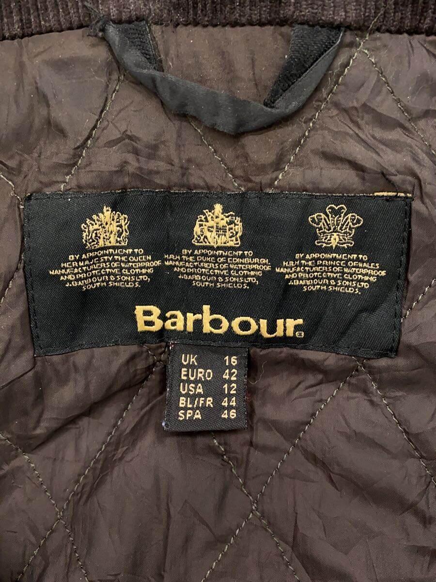 Barbour◆ジャケット/16/コットン/BRW/無地/LWX0041RU91/CAMERON_画像3