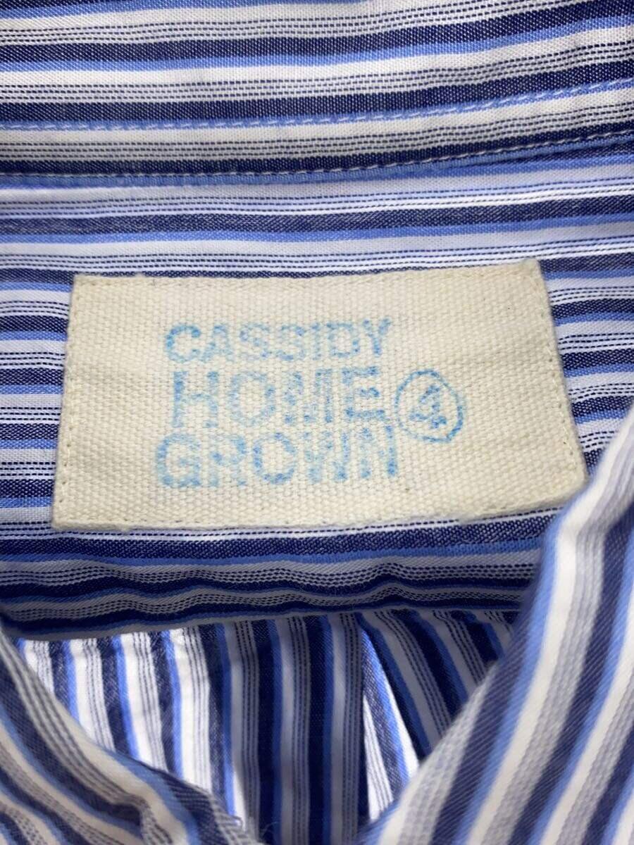 cassidy home grown/長袖シャツ/-/コットン/ブルー/ストライプ/CKS1015_画像3