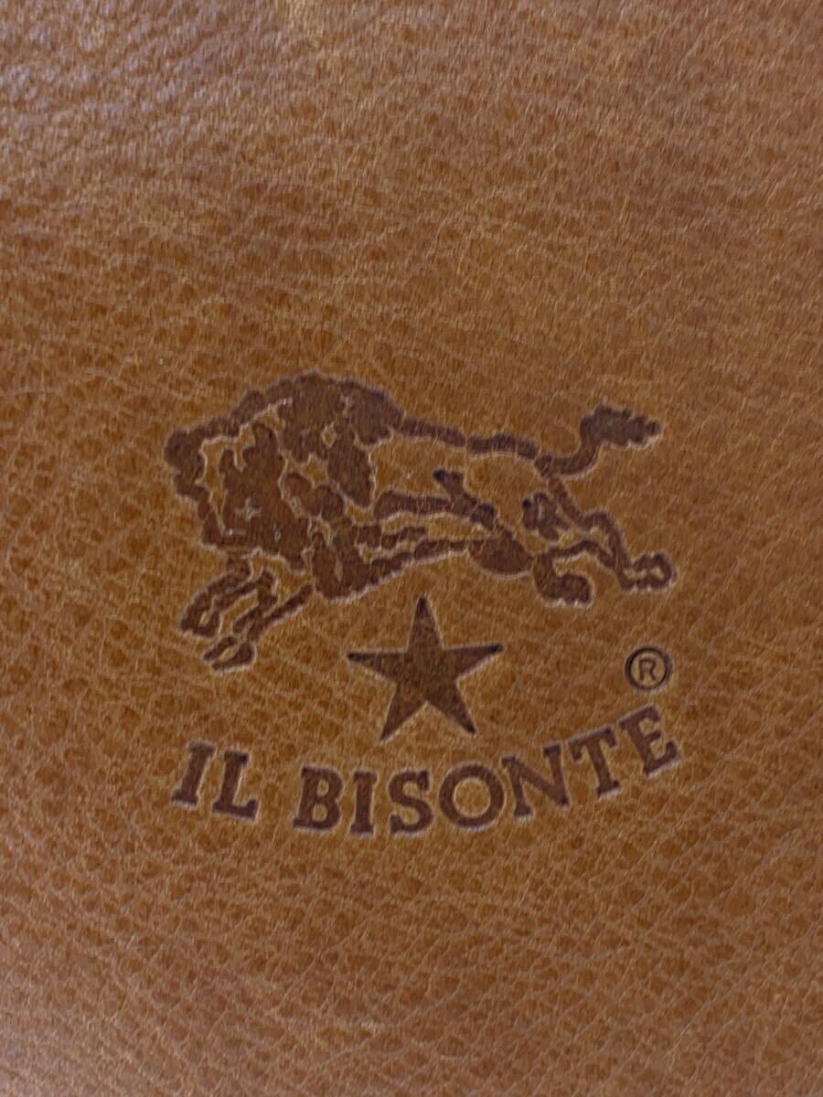 IL BISONTE◆バケツ型/ショルダーバッグ/レザー/BRW/無地_画像5