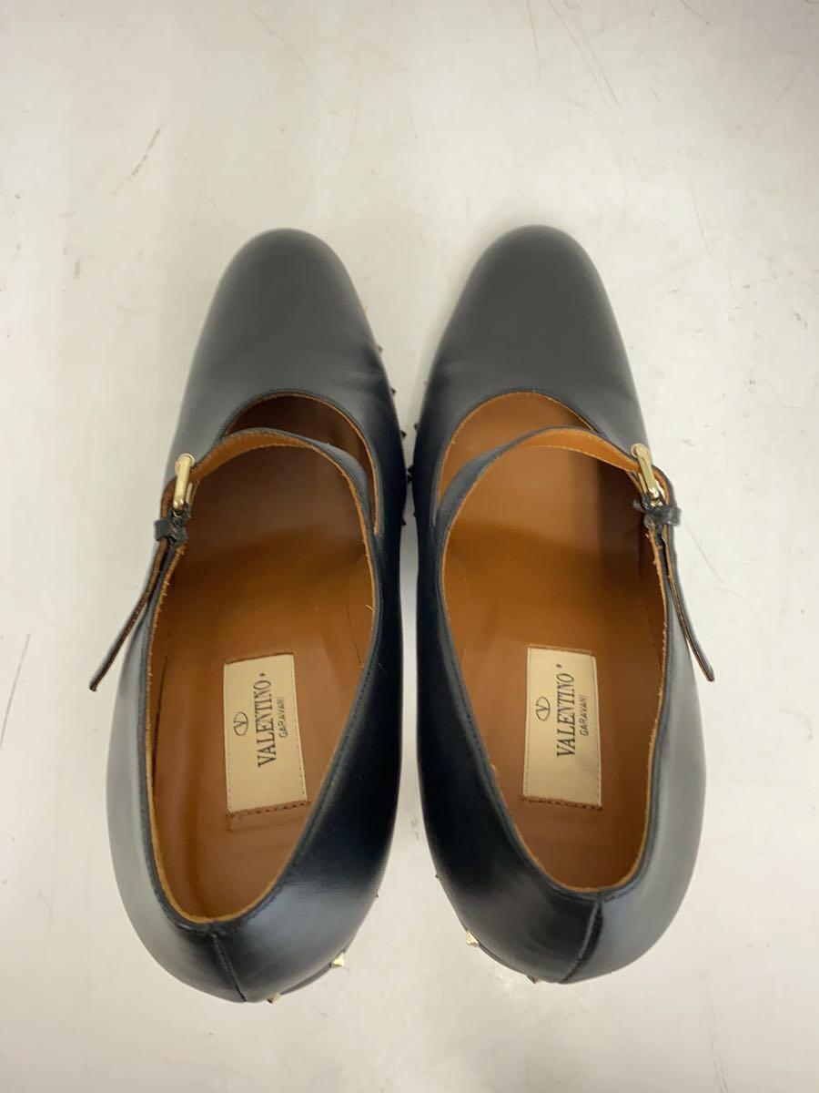 VALENTINO GARAVANI◆パンプス/39.5/BLK/レザー_画像3