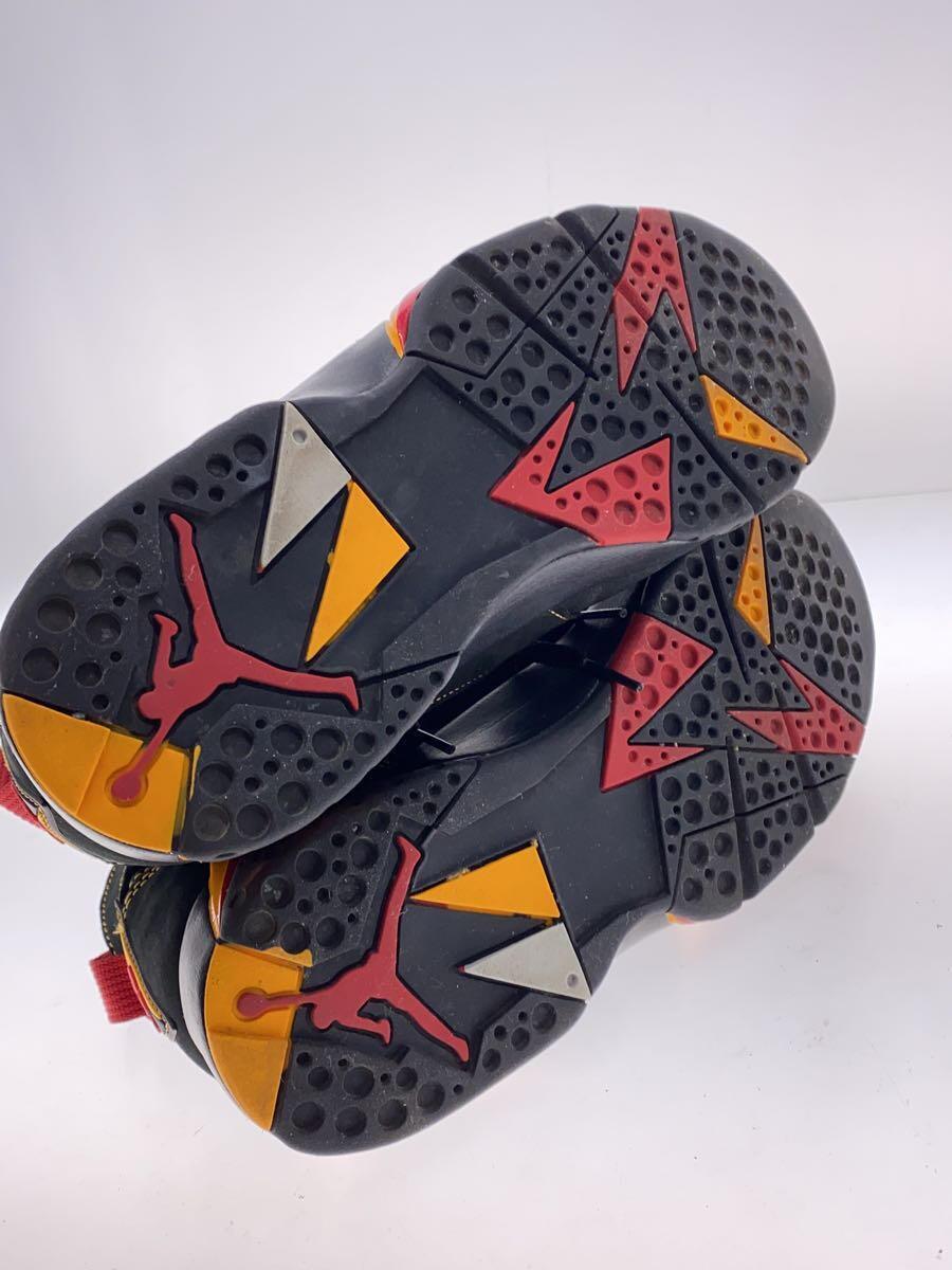 NIKE◆AIR JORDAN 7 RETRO_エアジョーダン 7 レトロ/28cm/BLK/PVC_画像4