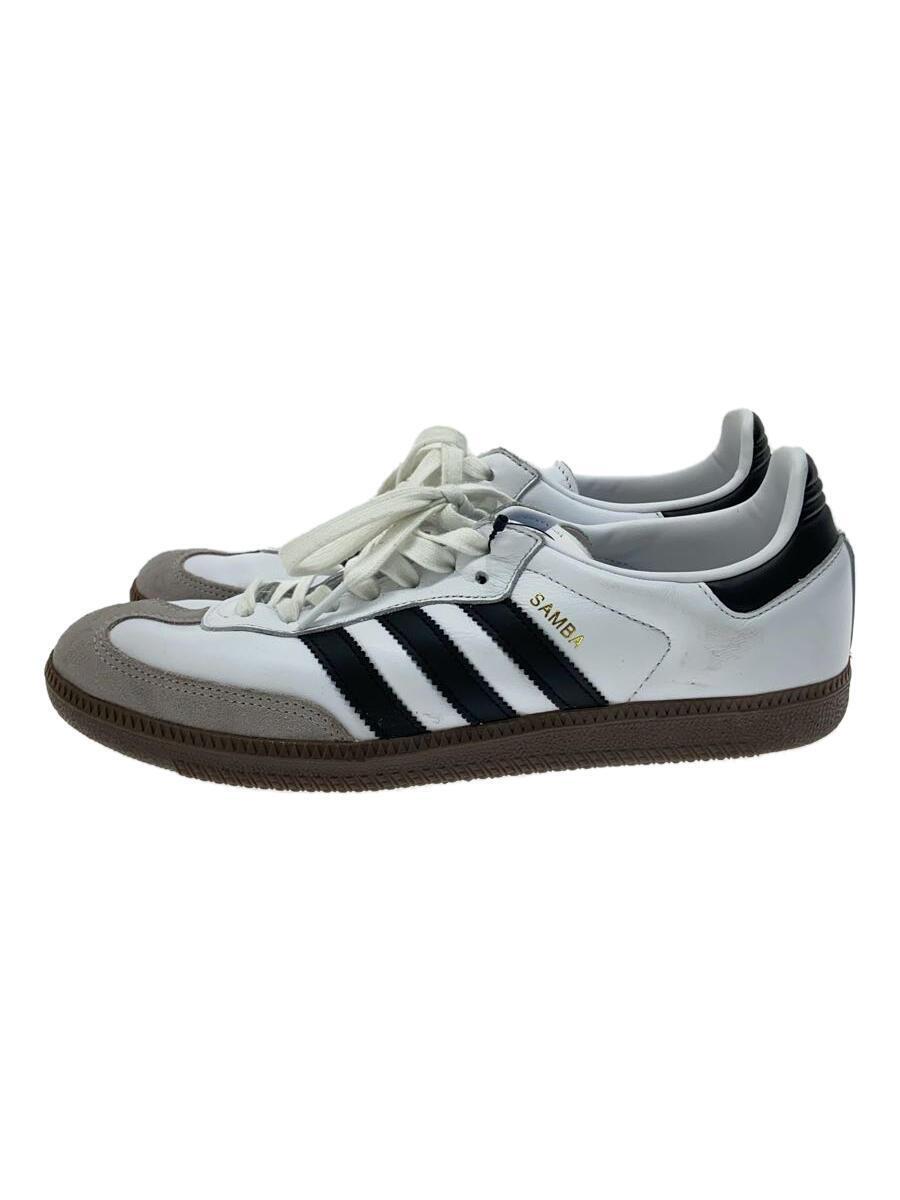 adidas◆オリジナルス/SAMBA OG/サンバ/ホワイト/B75806/26.5cm/WHT_画像1