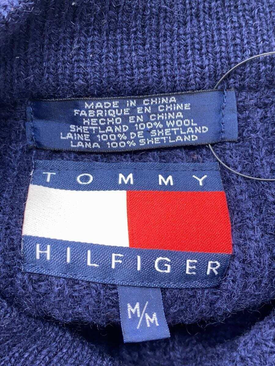 TOMMY HILFIGER◆セーター(厚手)/M/ウール/NVY/85863122_画像3