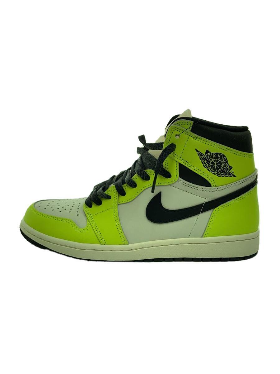 NIKE◆AIR JORDAN 1 RETRO HIGH OG_エアジョーダン 1 レトロ ハイ OG/27cm/イエロー_画像1