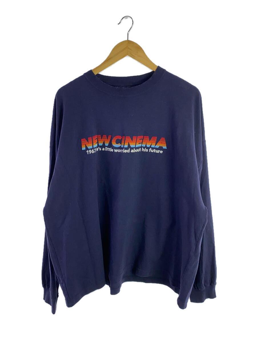 DAIRIKU◆NEW CINEMA TEE/長袖Tシャツ/FREE/コットン/NVY/23SS C-8_画像1