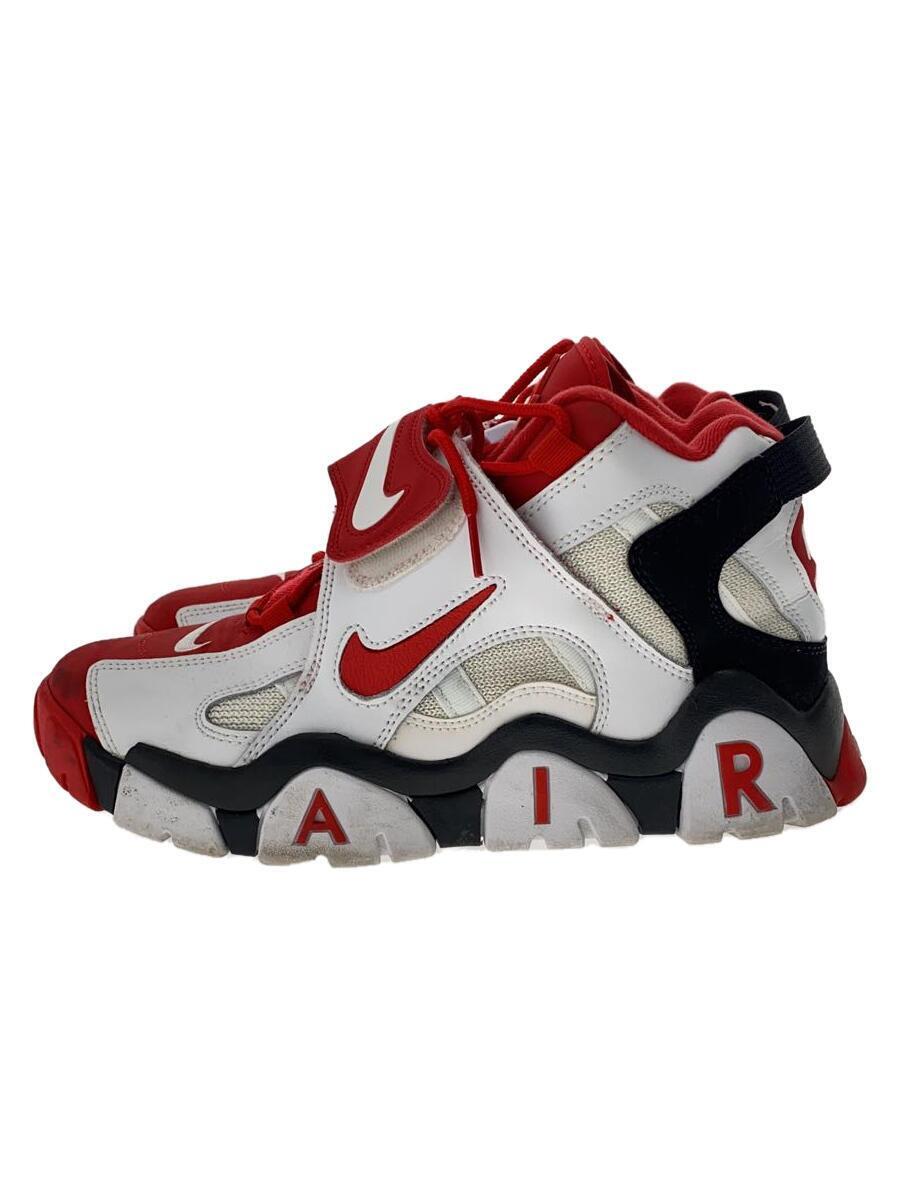 NIKE◆AIR BARRAGE MID_エアバラージ ミッド/27cm/RED_画像1