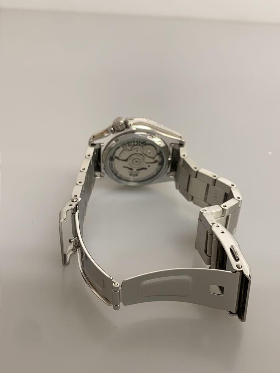 SEIKO◆自動巻腕時計/アナログ/ステンレス/ORN/SLV/4R36-14B0_画像4