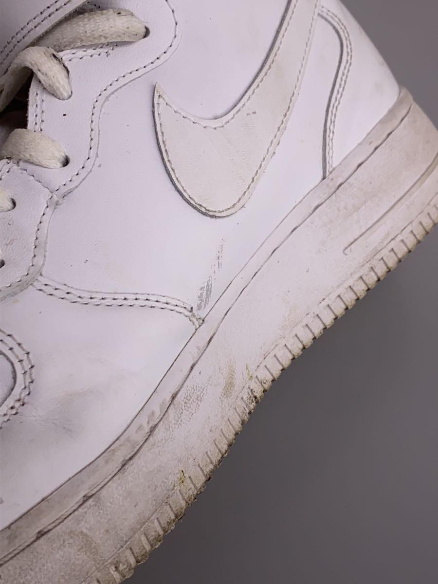 NIKE◆AIR FORCE 1 MID 07_エアフォース 1 ミッド 07/28cm/WHT_画像7