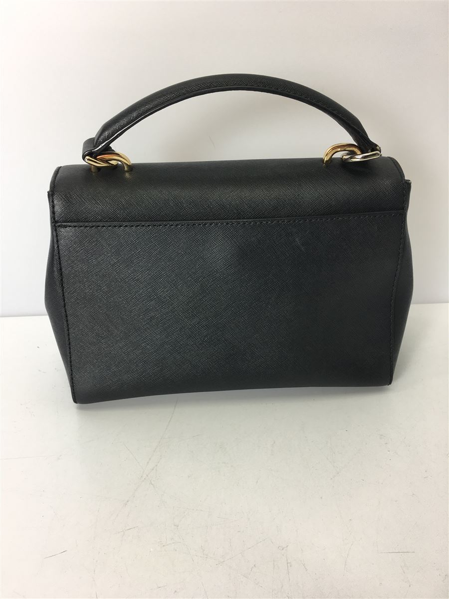 MICHAEL KORS◆ショルダーバッグ/レザー/BLK/30T5GAVS2L_画像3