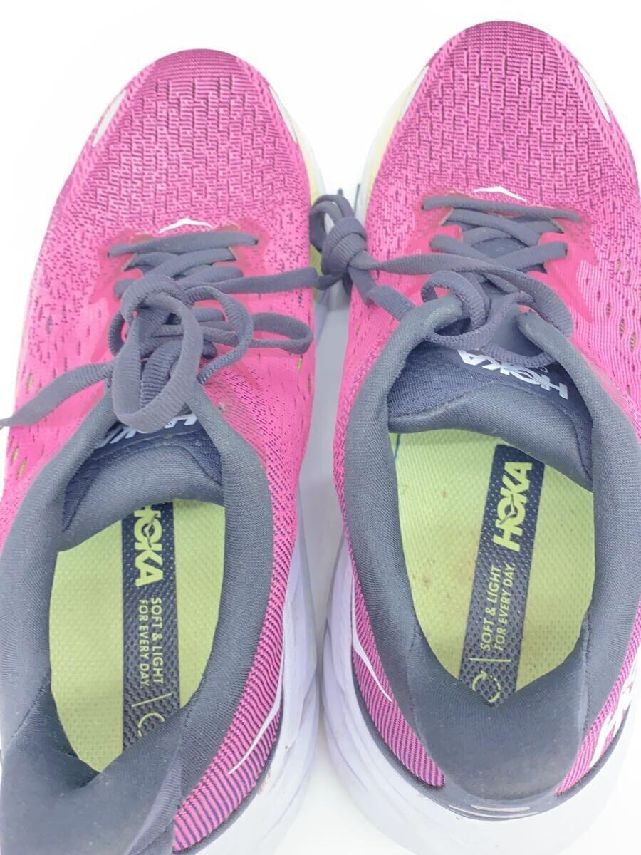 HOKA ONE ONE◆ホカオネオネ/W CLIFTON 8 WIDE/ローカットスニーカー/25cm/PNK/1121375 BGIR_画像3