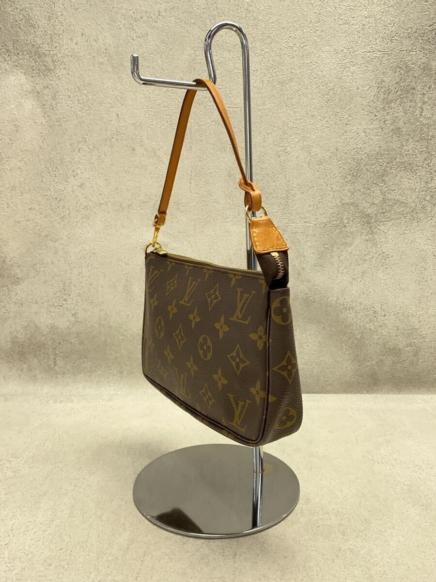 LOUIS VUITTON◆1)ポシェット・アクセソワール_モノグラム・キャンバス_BRW/PVC/BRW_画像2