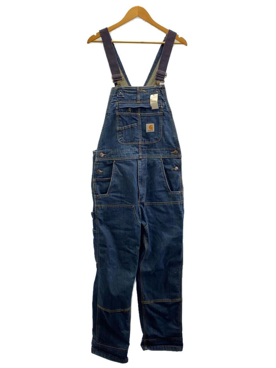 Carhartt◆オーバーオール/32/コットン/IDG/103322-498/RUGGED FLEX DENIM BIB OVERAL_画像1