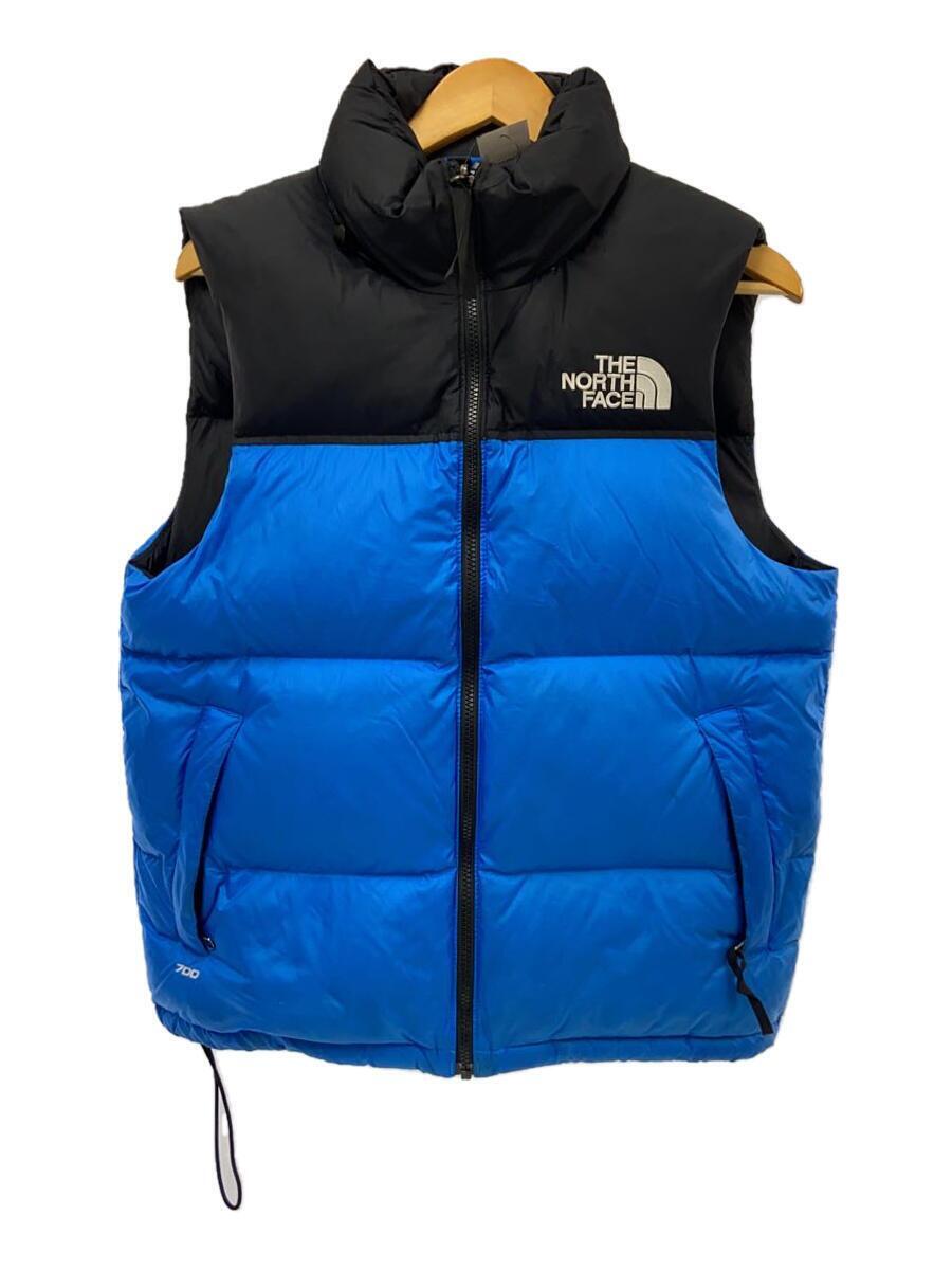 THE NORTH FACE◆RETRO NUPTSE/ヌプシ/ダウンベスト/S/ナイロン/BLU/NF0A3JQQ_画像1