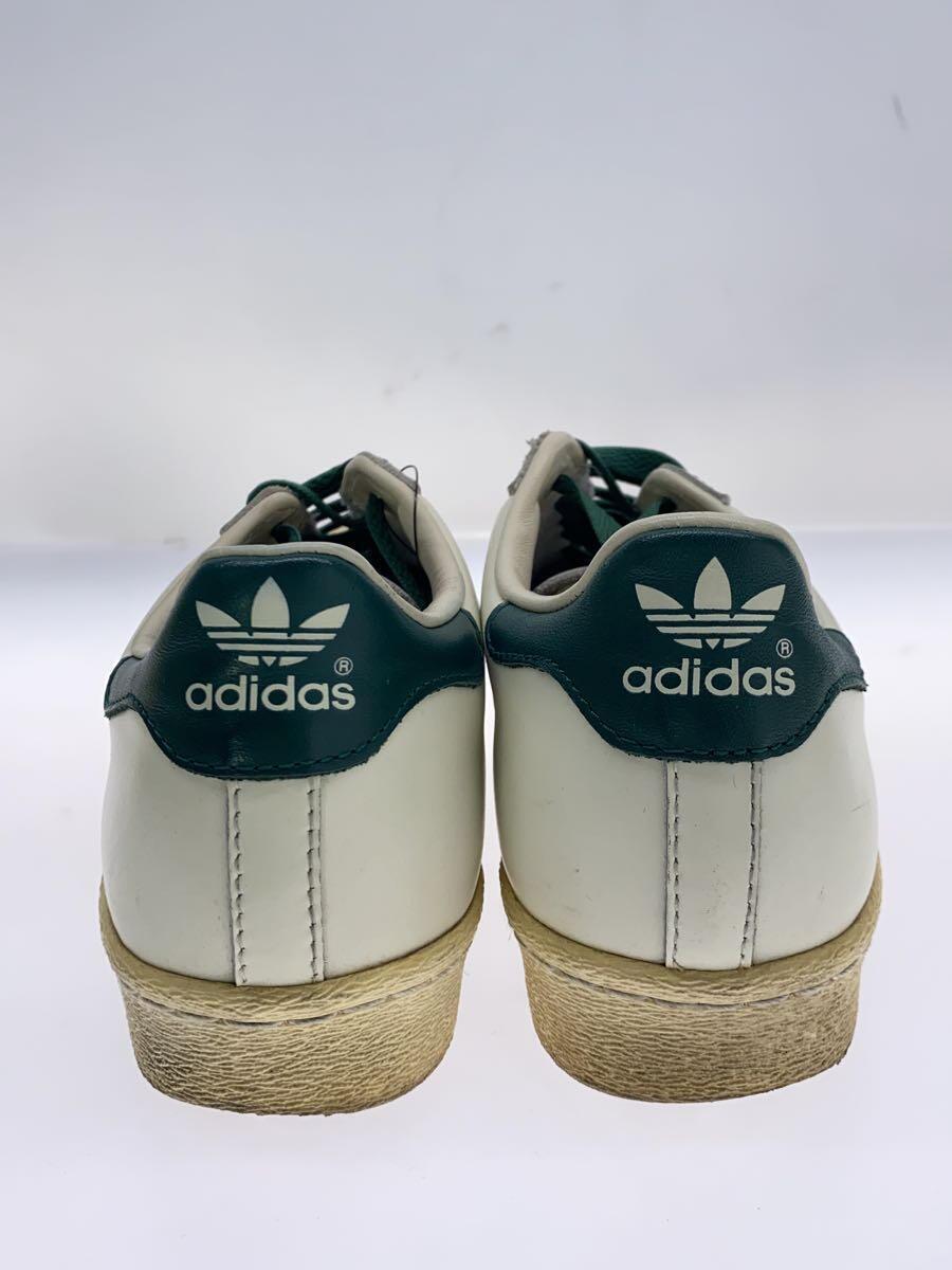 adidas◆SUPER STAR 80s VINTAGE DX/ローカットスニーカー/26.5cm/グリー/レザー/B35981_画像6