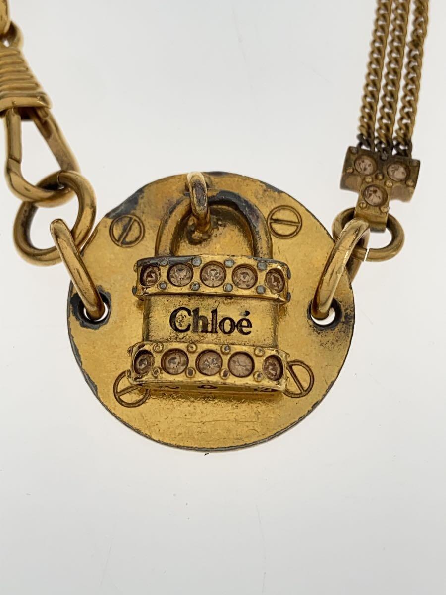 Chloe◆ネックレス/-/GLD/トップ有/レディース_画像4