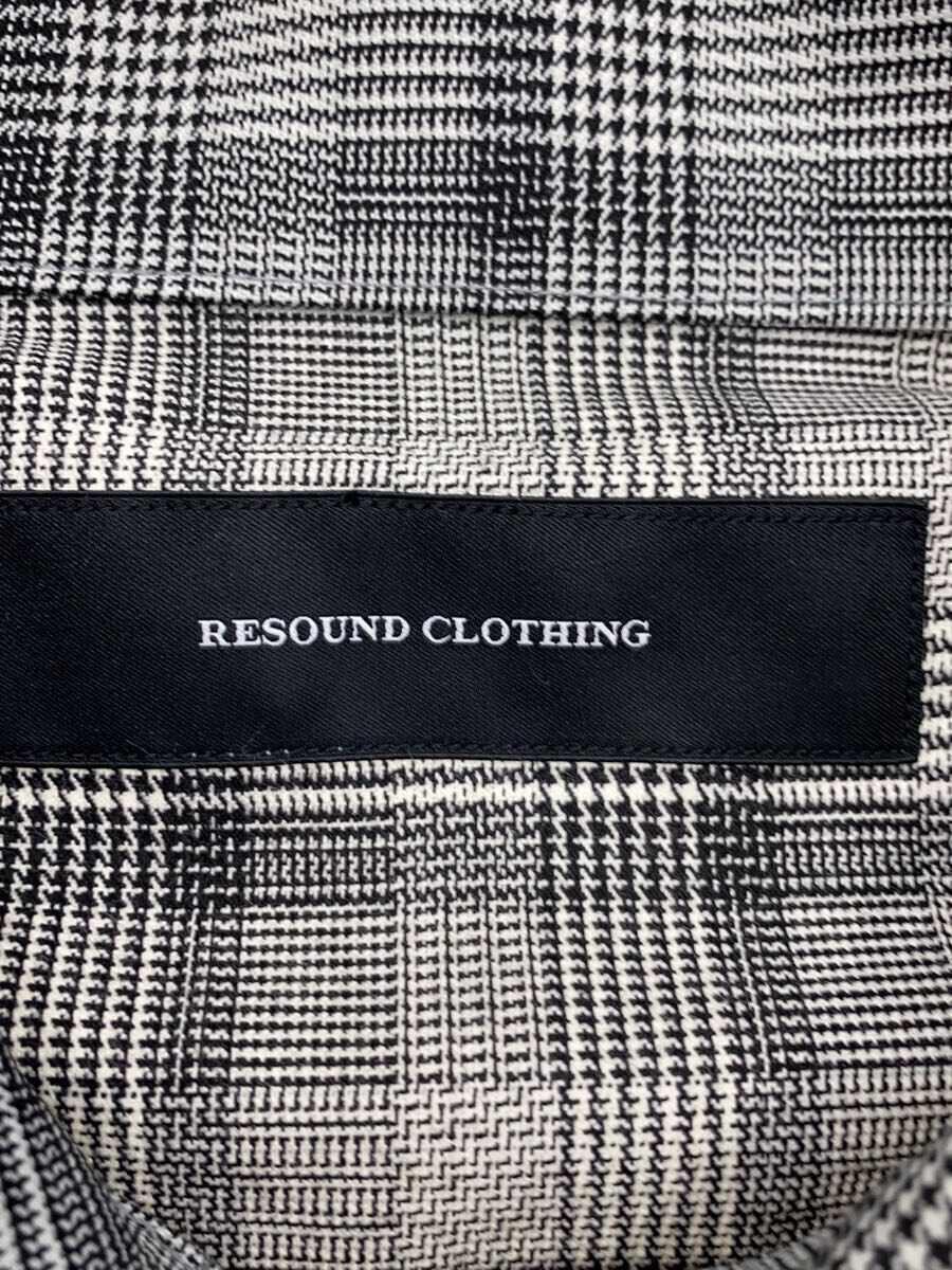 RESOUND CLOTHING◆24SS/RC 2ND OVER G/ジャケット/2/ポリエステル/SLV/チェック/RC31-G-001_画像3