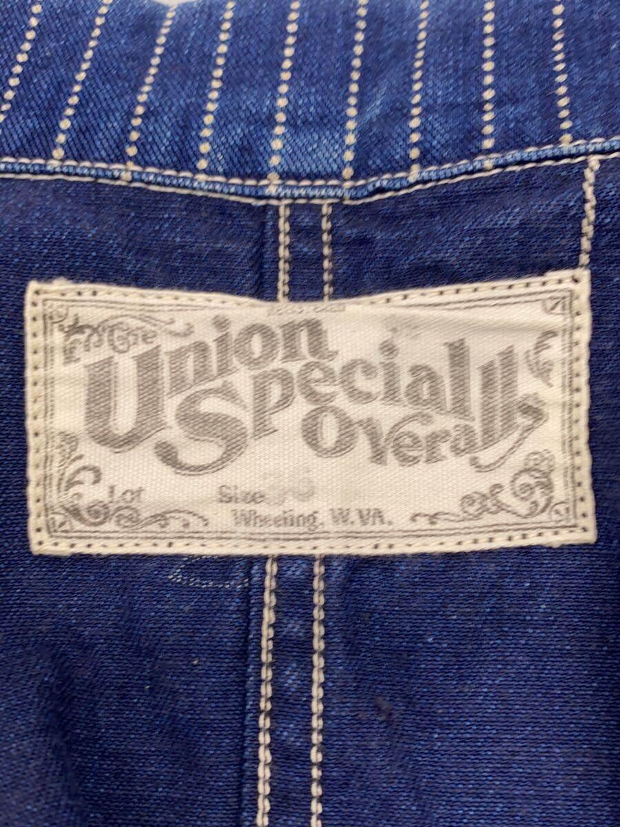 UNION SPECIAL OVERALLS◆CONDUCTOR JACKET/カバーオール/36/コットン/IDG/ウォバッシュストライプ_画像3