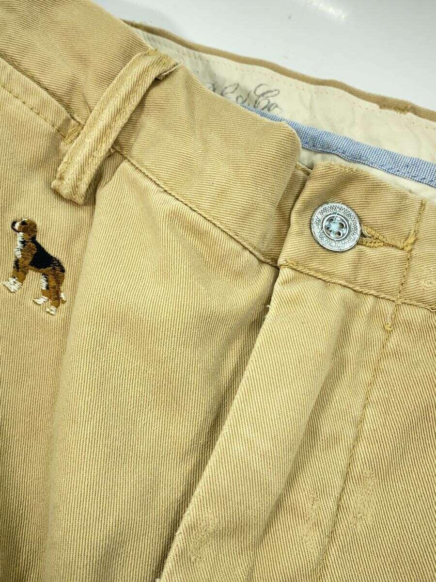 POLO RALPH LAUREN◆ショートパンツ/32/コットン/BEG/アニマル_画像8