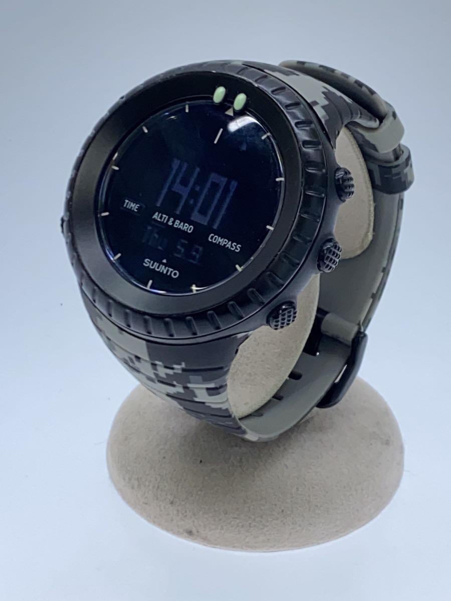 SUUNTO◆スマートウォッチ/デジタル/-/BLK/GRY/SS014279010_画像2