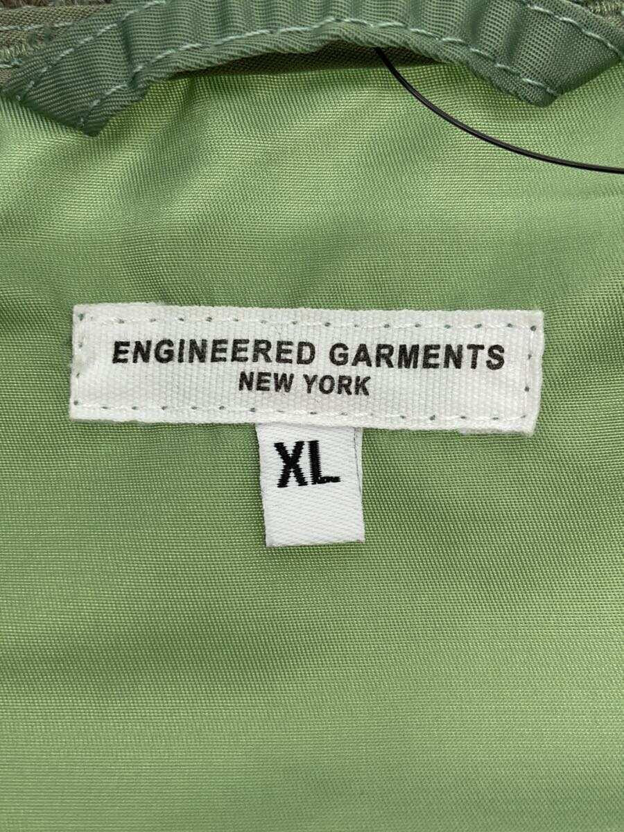 Engineered Garments◆フライトジャケット/XL/ナイロン/KHK/無地_画像3